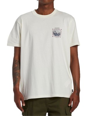 Billabong Crossed Up Tees Erkek Beyaz Tişört