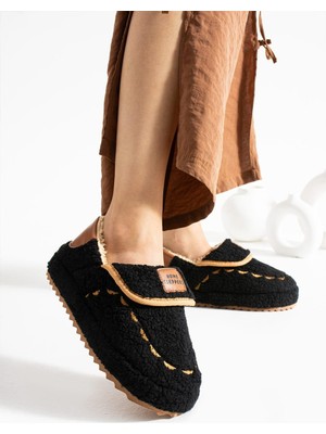 Ev Terliği Kaydırmaz Taban Kışlık Kadın Ev Terliği Çeyiz Terliği