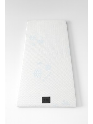 Visco Süngerli Ice Sleep Yıkanabilir Kılıflı Tek Kişilik Visco Yatak Pedi & Şiltesi Topper 5 cm