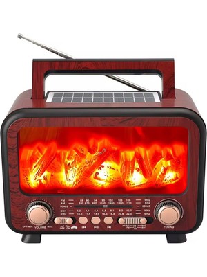 Everton Rt-754  Bluetooth Fm-Usb-Tf-Aux  Şarjlı Nostaljik Radyo