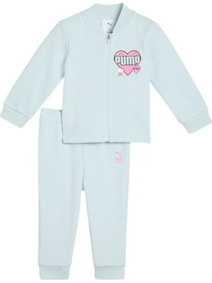 Puma Hello Kitty&Friends Minicats Bebek Mavi Klasik Yaka Eşofman Takımı