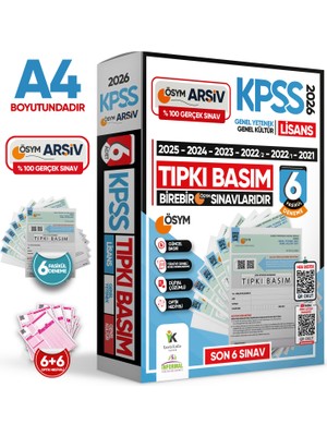 İnformal Yayınları 2026 KPSS Lisans Setli ÖSYM Çıkmış Soru Tıpkı Basım 6lı Deneme Paketi Üniversite Hazırlık