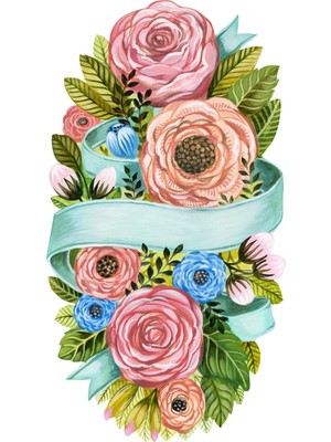 Spring Floral Table Accent - Pack Of 12