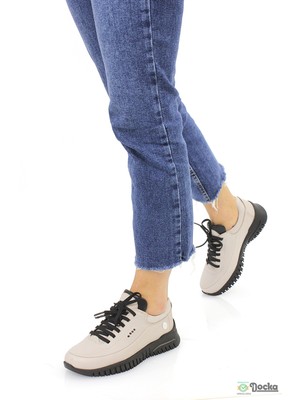 Mammamia Kadın Günlük Hakiki Deri Ortopedik Spor Tarz Ayakkabı M26/KA3505