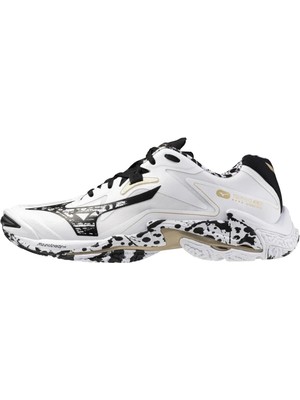 Wave Lightning Z8 Unisex Voleybol Ayakkabısı Beyaz / Desenli