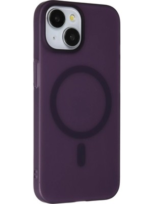 iPhone 15 Plus Tuna Pc Slim Magsafe Kapak - Derin Mor - DROPX8206-3185