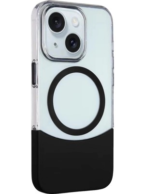 iPhone 15 Pc Suit Magsafe Kapak - Siyah - DROPX1420-1428