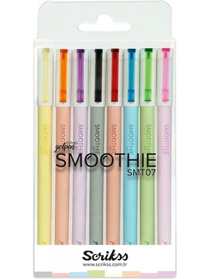 Scrikss Smoothie 8'li Jel Kalem Set
