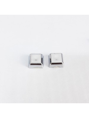 Nokta Işareti 3,75 cm Krom Yapışkanlı