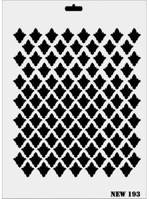 Rich New Seri N193 Stencil 35X25 cm