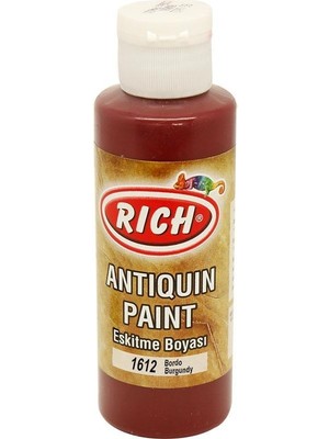 Rich 1602 Bordo 120 ml Eskitme Ahşap Boyası