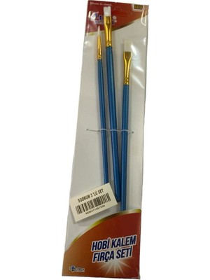 Luna Bodrum Hobi Kalem Fırça Seti 3 Parça