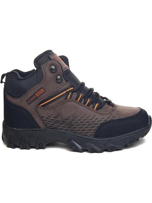 909 Kahve Sıcak Astarlı Rahat Kaymaz Taban Erkek Bot