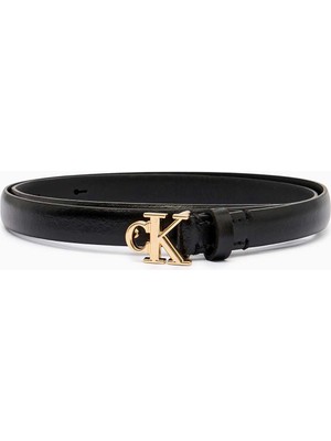 Calvin Klein Hardware Logo Tokalı Sabit 15MM Kadın Kemer
