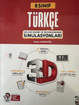 8. Sınıf Türkçe Gelişim Izleme ve Değerlendirme Simülasyonları  3D