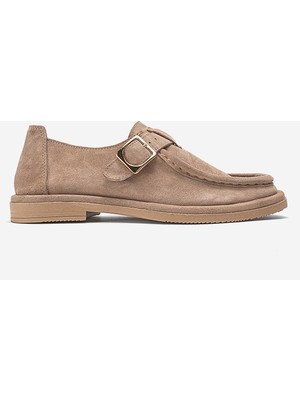 Dericlub Kadın Comfort Casual Ayakkabı Gerçek Deri Rc 40228 Bej