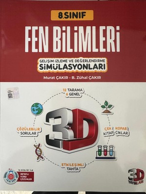 8 Sınıf Fen Bilimleri Gelişim Izleme ve Değerlendirme Simülasyonları 3D