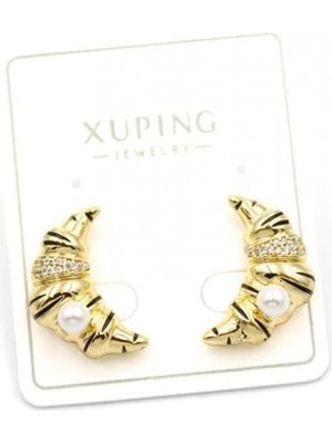 Kruvasan Küpe - 14K Altın