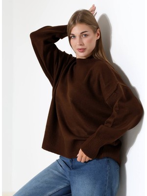 Kadın Yumuşak Dokulu Basic Triko Kazak