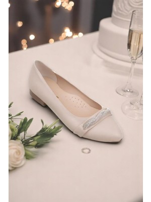 781 Taş Detaylı Kadın Babet Ayakkabı