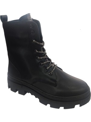 Dualipa 650033 Siyah Taşlı Kadın Postal Bot