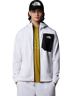 The North Face M Ma Fz Fleece Erkek Günlük Ceket NF0A893QLA91 Beyaz