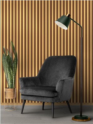 Lambri Çubuklar Desenli Silinebilir Sağlıklı Tekstil Duvar Kağıdı