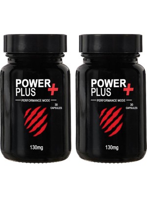 Power Plus+ 2 Adet Erkeklerin Sertliğine Dikliğine Süresine Enine Boyuna Boyutuna Özel 30LU Kapsüllerle Destekleme