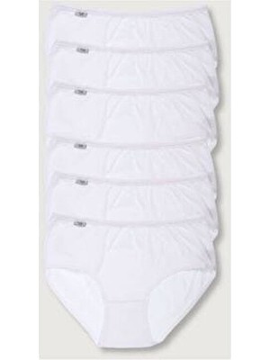 Kadın Beyaz 6'lı Paket  Likralı Bato Külot ELF568T0924CCM6