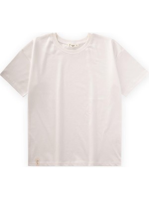 T-Shırt 8-14 Yaş Kırık Beyaz