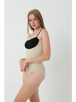 Göğüs Altı Çıtçıtlı Body Korse 1045