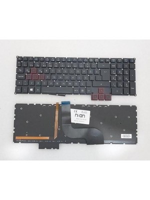 Nion Acer Uyumlu Predator G9-593-78GH Notebook Klavye (Siyah Tr Aydınlatmalı)