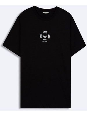 LTB FANADO  Erkek Kısa Kollu Sıfır Yaka T-shirt 1225842926089