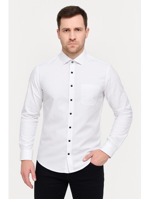 Damatlık Gömlek Slim Fit