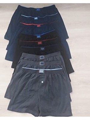 9’lu Boxer Şok Fırsat! Tamamı Pamuklu