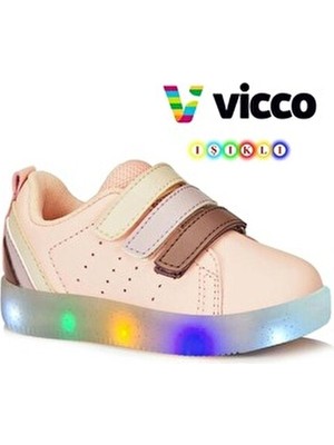 Vicco Işıklı Çocuk Ayakkabı Sun Bebe Poliüretan Tabanlı Şık Tasarım ve Rahat Kullanım