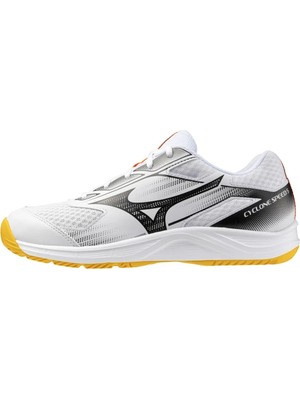 Mizuno Cyclone Speed 5 Kadın Voleybol Ayakkabısı Beyaz Nefes Alabilir Yapı ile Konforlu Tasarım