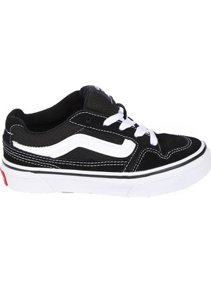 Vans Caldrone Siyah Çocuk Sneaker Ayakkabı Nefes Alabilir Yapı ile Koşu ve Yürüyüş İçin İdeal