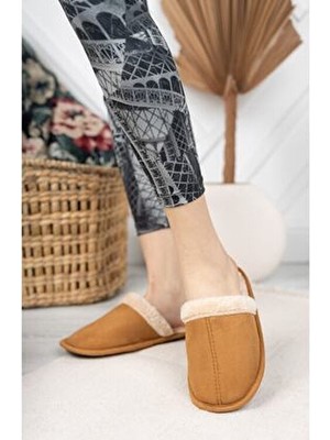 Ekol Ayakkabı Unisex Peluşlu Ev Terliği Düz Desenli Konforlu Kullanım Alanı İçin