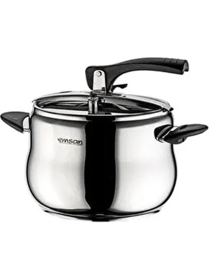 Emsan 6lt Düdüklü Tencere Burcu Paslanmaz Çelik ile Enerji Tasarruflu Kullanım İçin İdeal