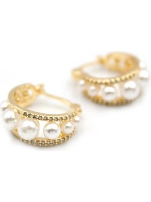 Inci Halka Küpe - Altın