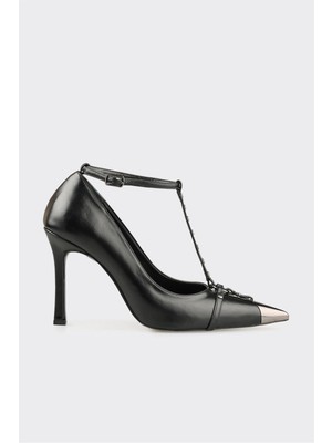 Siyah Kadın Topuklu Ayakkabı
