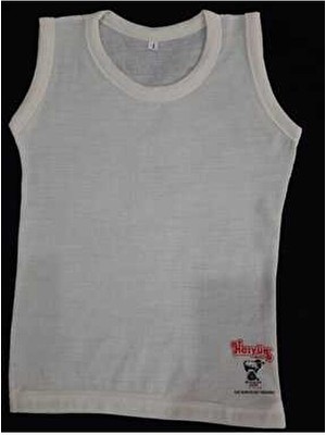 Çocuk Ince Termal Yün Atlet Ekru Unisex 520