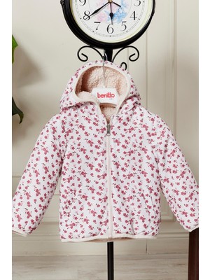 Çift Taraflı Kız Bebek Çocuk Mont 51344