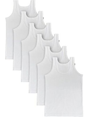 Çocuk Penye Atlet 6'lı Paket