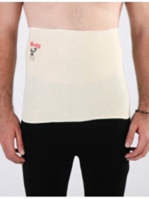 Belirtilmemiş Ekru Yün Süper Ince Bel Korse Unisex Ekru Günlük Yünlü