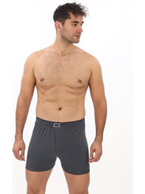 Tutku Erkek Penye Havlu Bel Boxer 6'lı Paket Düz Desen Karışık Renk ile Gün Boyu Rahatlık