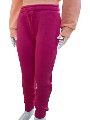 Benetton Kız Çocuk Fuşya Jogger