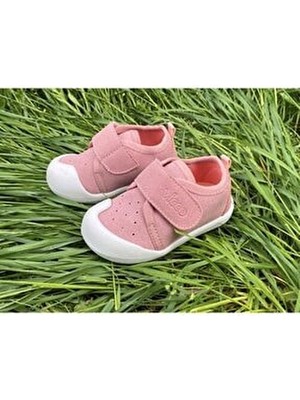 Vicco Anka Kadın Ayakkabı Suni Deri Malzemeden Yapılmış 21 Numaralı Pembe Poli Tabanlı