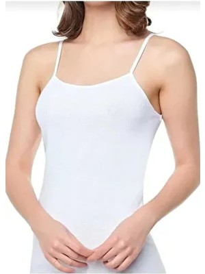 Seher Kadın Beyaz 6 Adet 3XL İnce Atlet Dokuma Kumaş ile Yazlık Kullanım İçin Rahat ve Nefes Alabilir